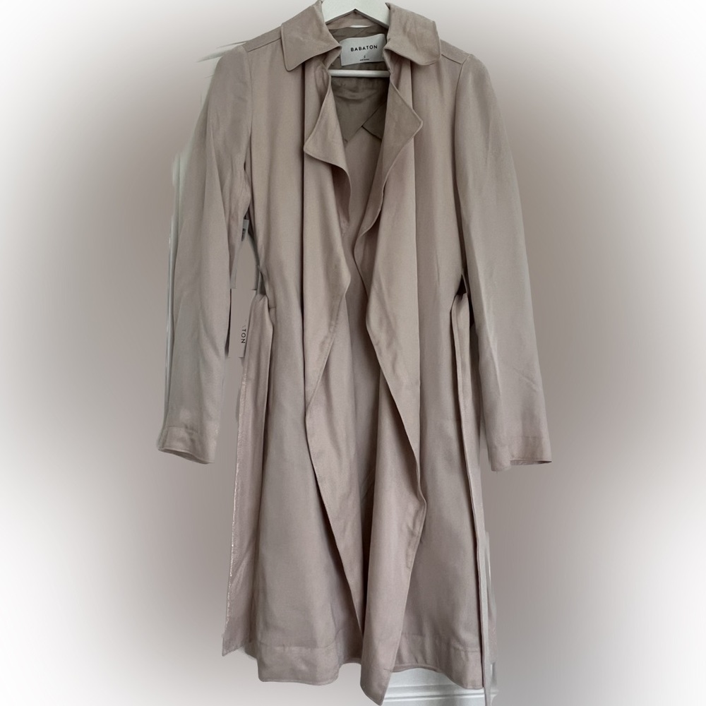 Aritzia Babaton Maximo Trench - Size S - Color Denude - Picture 3 of 6